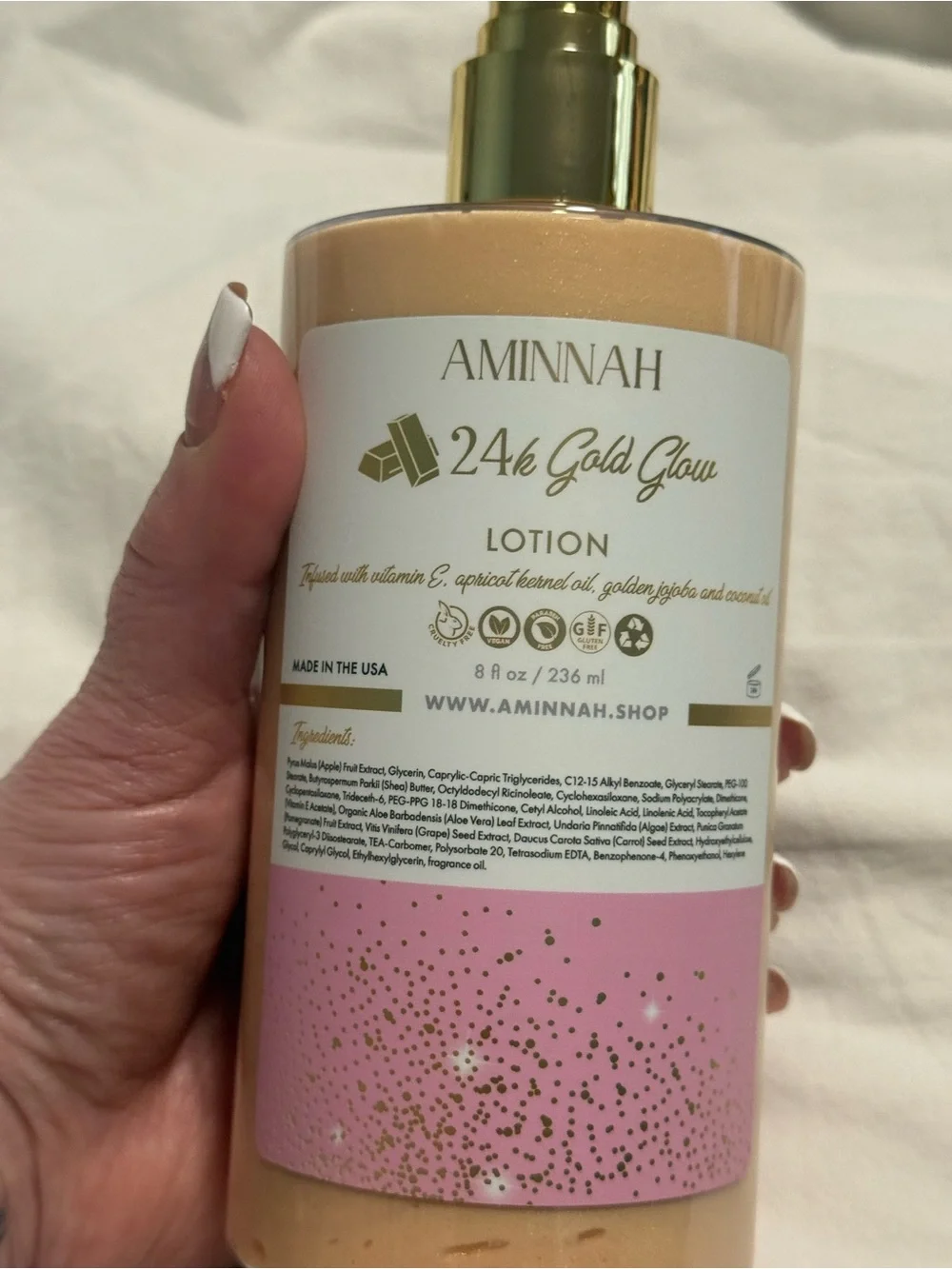 Aminnah 24k gold